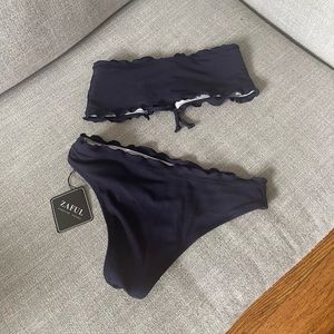 2 FOR 1 ZAFUL BIKINIS [NAVY AND WHITE